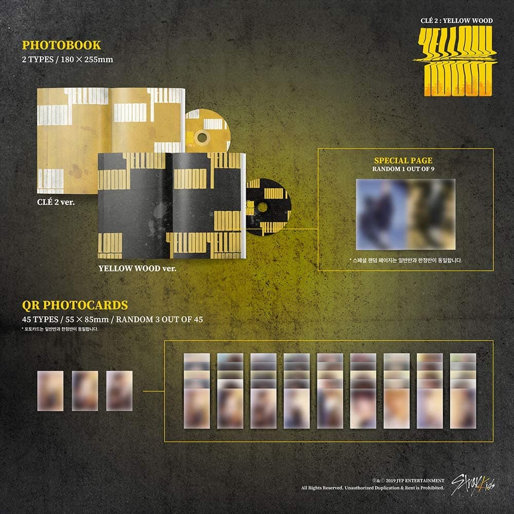 STRAY KIDS - Clé 2: Yellow Wood [263] Album version Cle 2